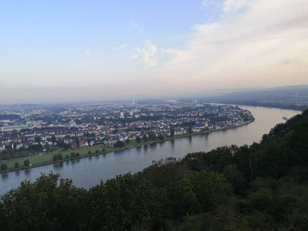 Blick von der Festung Ehrenbreitstein